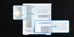 Zalman кутия Case ATX - P40 Prism White