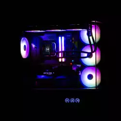 Zalman кутия Case ATX - P50 DS Black - Digital Display, Addressable RGB