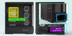 Zalman кутия Case ATX - P50 DS Black - Digital Display, Addressable RGB