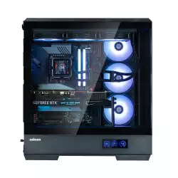 Zalman кутия Case ATX - P50 DS Black - Digital Display, Addressable RGB