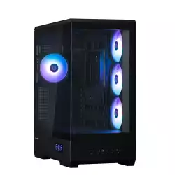 Zalman кутия Case ATX - P50 DS Black - Digital Display, Addressable RGB
