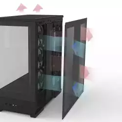 Zalman кутия Case ATX - P50 DS Black - Digital Display, Addressable RGB