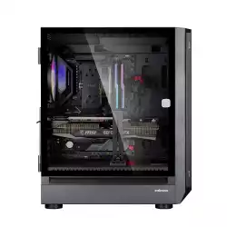 Zalman кутия Case EATX - I6 Black - RGB, Tempered Glass,  3 fans included