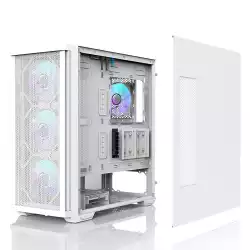 Zalman кутия Case EATX - Z10 DUO White - Mesh/Tempered Glass