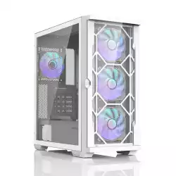 Zalman кутия Case EATX - Z10 DUO White - Mesh/Tempered Glass