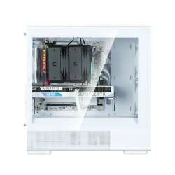 Zalman кутия Case mATX - P10 NAMU WHITE - Wood, USB-C
