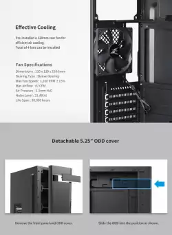 Zalman кутия за компютър Case ATX - T8 - RGB
