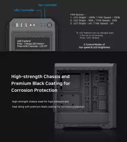 Zalman кутия за компютър Case ATX - N5 TF - 4 x 120mm RGB