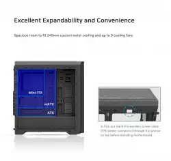 Zalman кутия за компютър Case ATX - N5 TF - 4 x 120mm RGB