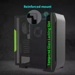 Zalman кутия за компютър Case ATX - N7 PLUS - 7 fans included, Tempered Glass                          