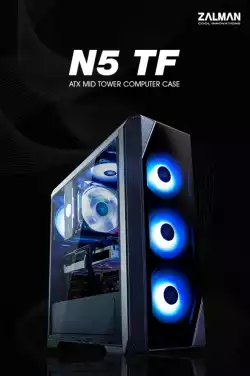Zalman кутия за компютър Case ATX - N5 TF - 4 x 120mm RGB