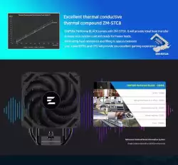Zalman охладител за процесор CPU Cooler CNPS9X PERFORMA BLACK