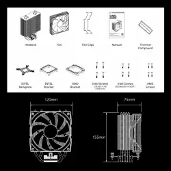 Zalman охлаждане за процесор CPU Cooler CNPS9X OPTIMA2 LGA1851/AM5