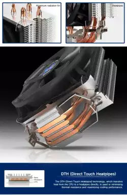 Zalman охлаждане за процесор CPU Cooler CNPS9X OPTIMA Intel/AMD