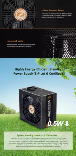 Zalman захранване PSU GigaMax 750W Bronze ZM750-GVII