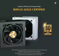 Zalman захранване PSU TeraMax ATX 3.0 850W Gold White - ZM850-TMX2-WH