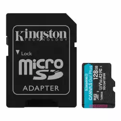 128GB SDMIC KINGST CANV GO+ G4                          