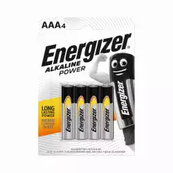 4 AAA BAT ENERGIZER ALKAL 1.5V                          
