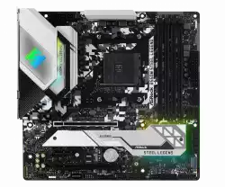 ASROCK Main Board Desktop B550M STEEL LEGEND (AM4, B550, 4xDDR4, 1xPCIe 4.0x16, 1xPCIe 3.0x1, 6xSATA, 1x M.2 PCIe Gen4 x4, 1xM.2, DP, HDMI, 2.5GLAN, mATX, Retail)