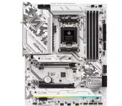 ASROCK MB Desktop B650 Steel Legend, AM5, 4x DDR5, 1x PCIe 5.0 x16, 1x PCIe 3.0 x16, 1x PCIe 4.0 x1  1x Blazing M.2(PCIe Gen5x4), 2x Hyper M.2(PCIe Gen4x4), 2x SATA3 6.0 Gb/s, 1x HDMI, 1x DP, 2.5G LAN, 802.11ax Wi-Fi 6E + BT