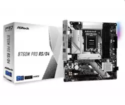 B760M PRO RS/D4 - ASROCK MB Desktop B760M Pro RS (S1700, 4x DDR4, 2x PCIe 4.0 x16, 1x PCIe 4.0 x1, 1x Hyper M.2 PCIe Gen4x4, 4x SATA3, 2x USB-C, 5x USB 3.2, 6x USB 2.0, 1x RJ-45 2.5GB, 1x HDMI, 1x DP, 7.1 HD Audio, micro ATX