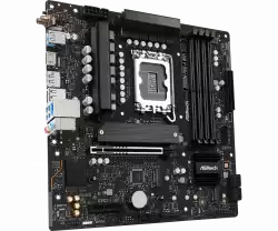 ASROCK MB Desktop B860M Pro-A Wi-Fi, S.1851, 4x DDR5, 1x PCIe 5.0 x16, 1x PCIe 4.0 x4, 1x Blazing M.2, 2x Hyper M.2, 4x SATA3, 2x USB-C, 5x USB 3.2, 6x USB 2.0, 1x RJ-45 2.5GB Lan, 802.11axe Wi-Fi 6E, BT 5.3 1x HDMI, 1x DP 1.4, mATX