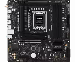 ASROCK MB Desktop B860M Pro-A Wi-Fi, S.1851, 4x DDR5, 1x PCIe 5.0 x16, 1x PCIe 4.0 x4, 1x Blazing M.2, 2x Hyper M.2, 4x SATA3, 2x USB-C, 5x USB 3.2, 6x USB 2.0, 1x RJ-45 2.5GB Lan, 802.11axe Wi-Fi 6E, BT 5.3 1x HDMI, 1x DP 1.4, mATX