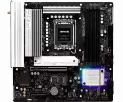 ASROCK MB Desktop B860M Pro Rs Wi-fi, S.1851, 4x DDR5, 1x PCIe 5.0 x16, 1x PCIe 4.0 x4, 1x Blazing M.2, 2x Hyper M.2, 4x SATA3, 2x USB-C, 8x USB 3.2, 6x USB 2.0, 1x RJ-45 2.5GB Lan, 802.11axe Wi-Fi 6E + Bluetooth 5.3, ATX