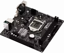 ASROCK Main Board Desktop H310CM-HDV (S1151, 2xDDR4,1xPCIe x16,1xPCI Ex1, 4 SATA3 ,GLAN,VGA,DVI,HDMI,USB 3.1 ) mATX retail