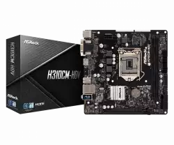 ASROCK Main Board Desktop H310CM-HDV (S1151, 2xDDR4,1xPCIe x16,1xPCI Ex1, 4 SATA3 ,GLAN,VGA,DVI,HDMI,USB 3.1 ) mATX retail