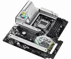ASROCK MB Desktop B650E Steel Legend, AM5, 4x DDR5, 1x PCIe 5.0 x16, 1x PCIe 3.0 x16, 1x Blazing M.2(PCIe Gen5x4), 2x Hyper M.2(PCIe Gen4x4), 2x SATA3 6.0 Gb/s, 7.1 CH HD Audio, 1x HDMI, 1x DisplayPort, 2.5G LAN, 802.11ax Wi-Fi 6E + Bluetooth