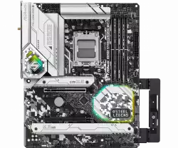 ASROCK MB Desktop B650E Steel Legend, AM5, 4x DDR5, 1x PCIe 5.0 x16, 1x PCIe 3.0 x16, 1x Blazing M.2(PCIe Gen5x4), 2x Hyper M.2(PCIe Gen4x4), 2x SATA3 6.0 Gb/s, 7.1 CH HD Audio, 1x HDMI, 1x DisplayPort, 2.5G LAN, 802.11ax Wi-Fi 6E + Bluetooth