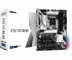 ASROCK MB Desktop B760 Pro RS (S1700, 4x DDR4, 2x PCIe 4.0 x16, 1x PCIe 3.0 x16, 1x PCIe 3.0 x1, 2x Hyper M.2 PCIe Gen4x4, 1x M.2 PCIe Gen 4x2, 4x SATA3, 2x USB-C, 7x USB 3.2, 4x USB 2.0, 1xRJ-45 2.5GB, 1x HDMI, 1x DP, ATX