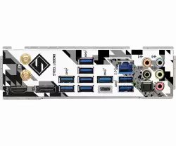 ASROCK MB Desktop Z790 Steel Legend (S1700, 4x DDR5, 1x PCIe 5.0 x16, 1x PCIe 4.0 x16, 1x PCIe 3.0 x1, 4x Hyper M.2, 1x Blazing M.2, 8x SATA3, 2x USB-C, 16x USB 3.2, 5x USB 2.0, 1x RJ-45 2.5GB Lan, 802.11ax Wi-Fi 6E Module, 1x HDMI, 1x DP, ATX