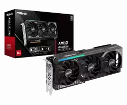 ASROCK Video Card AMD Radeon RX 9070 XT Challenger 16GB GDDR6 256-bit, 1x HDMI, 3x DP, 2x 8-pin PWR connector, PCIe 5.0 x16, recommended PSU 800W, 290 x 23 x 56 mm, 2.8-slot, 90-GA61ZZ-00UANF