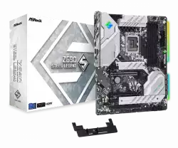 ASROCK Main Board Desktop Z690 Steel Legend (S1700, Z690, 4x DDR4, 3x PCIe x16, 2x PCIe x1, 8x SATA3 6.0Gb/s, 1x m.2 PCIe Gen4x4, 1x PCIe Gen3x4, RAID 0,1,5,10, 10x USB 3.2, 1x RJ-45 2.5G Lan, HDMI, DP, SPDIF, ATX, Retail