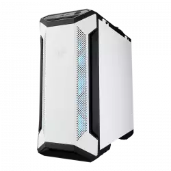 ASUS TUF GAMING GT501 tempered-glass side panel 120mm RGB fan ATX White