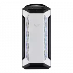 ASUS TUF GAMING GT501 tempered-glass side panel 120mm RGB fan ATX White