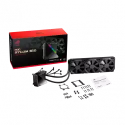 ASUS ROG RYUJIN 360 all in one liquid CPU cooler color OLED Aura 120mm radiator