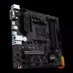 ASUS TUF GAMING A520M-PLUS AM4 4xDIMM DDR4 DVI-D HDMI D-Sub 3xPCIe M.2 4xSATA 7xUSB 3.0 5xUSB 2.0 mATX MB