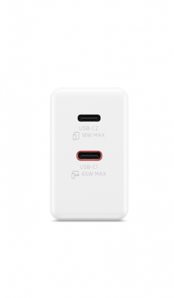 Лаптоп LENOVO DUAL 65W USB-C ADAPT WH