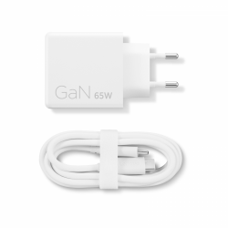 Лаптоп LENOVO DUAL 65W USB-C ADAPT WH