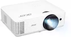 Acer Projector H5386BDi, DLP, WXGA (1280 x 720), 5000 ANSI Lumens, 20000:1, 3D, Wireless dongle included, HDMI, VGA, RS-232, Audio in, RCA, Wifi, Speaker 3W, Bag, 2.75kg, White + Acer T82-W01MW 82.5" (16:10) Tripod Screen White