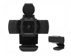 Acer USB Webcam Built in Microphone - max. resolution FHD (1920x1080), Frame rate -30fps, 2.0 Mega Pixel, Auto Focus, View Angle -80 degree, Omni-directional Auto noise reduction, USB A 2.0, Lens cover, Windows, Chrome, IoS, Black                          