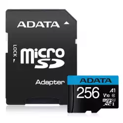 ADATA 256GB MicroSDXC UHS-I CLASS 10 (with adapter)                          