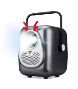 AOPEN Projector QF23s (Grey), LCD, LED Light Source, Full HD (1920x1080), 250 ANSI Lumens (6500 LED Lumens), 1000:1, Auto Focus, HDMI 2.0, HDMI 2.0 (HDCP) x 1, USB (Type A 2.0) x1 share output port, Speakers 2x3W,  (V 5.4, BT In/Out), 1.23 kg, Grey