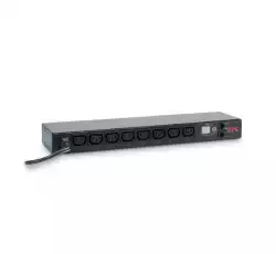 APC Rack PDU, Switched, 1U, 12A/208V, 10A/230V, (8)C13