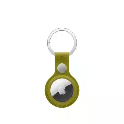 Apple AirTag FineWoven Key Ring - Chartreuse                          