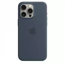 Apple iPhone 15 Pro Max Silicone Case with MagSafe - Storm Blue