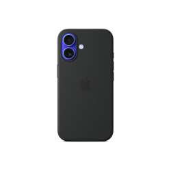 Apple iPhone 16 Plus Silicone Case with MagSafe - Black                          